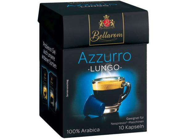 Bellarom Azzurro Lungo Nespresso kapsel - anmeldt af kongenafkaffe.dk
